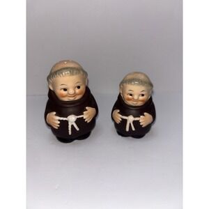 Vintage Goebel Friar Tuck Monk Salt & Pepper Shaker Set